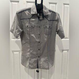 FRANKY MAX
Stylish Men's Short Sleeve Button Down Shirt